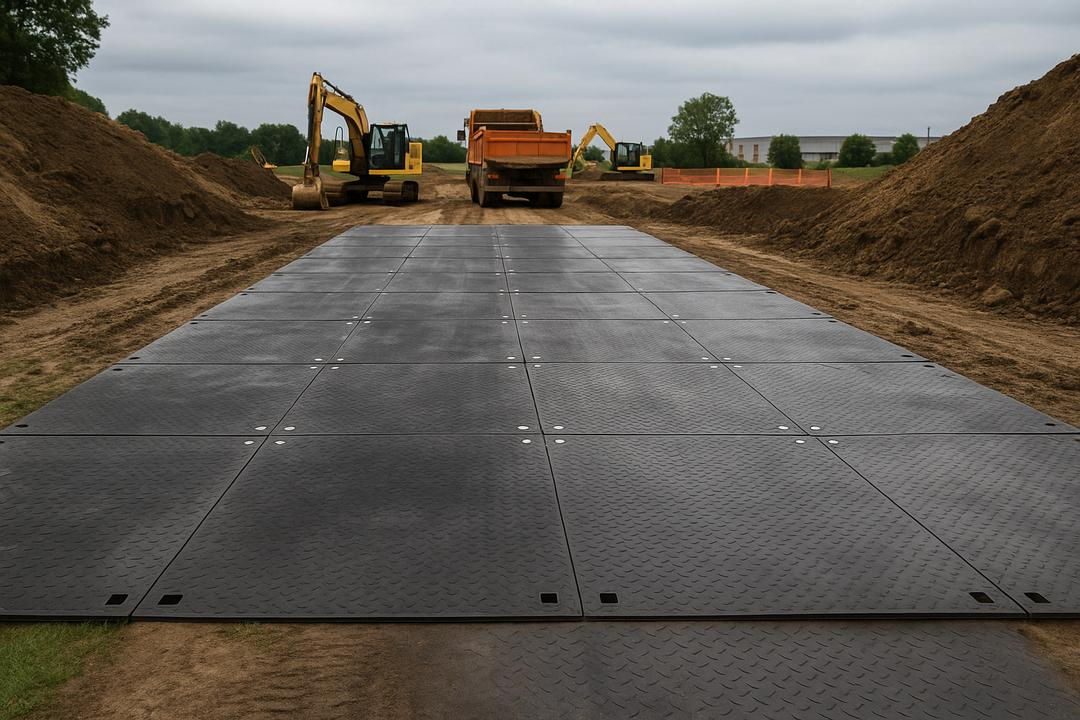 Polymer Road Mats: An Effective Choice for Construction Ground Protection